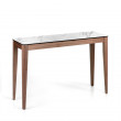 Console superieure en noyer top calacatta