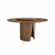 TABLE A MANGER DOUBLE PLATEAU NOYER FIXE PIVOTANT DIAM150 /1130