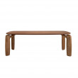 TABLE A MANGER RECTANGULAIRE NOYER 220X100X75