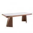 TABLE A MANGER RECTANGLE CERAMIQUE ET PLACAGE NOYER 220X110/1106