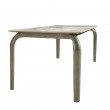 TABLE A MANGER CERAMIQUE PIED CHENE CENDRE 180X90/1142