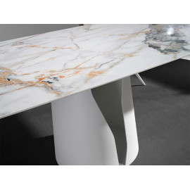 TABLE A MANGER BARIL OVAL CERAMIQUE 240X110/1135